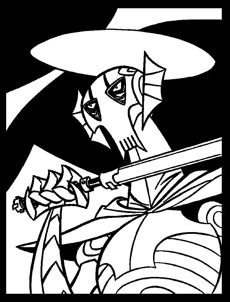 General Grievous stencil 3