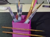 SIMPLE SQUARE DESK ORGANIZER - SMALL TOOL HOLDER-5