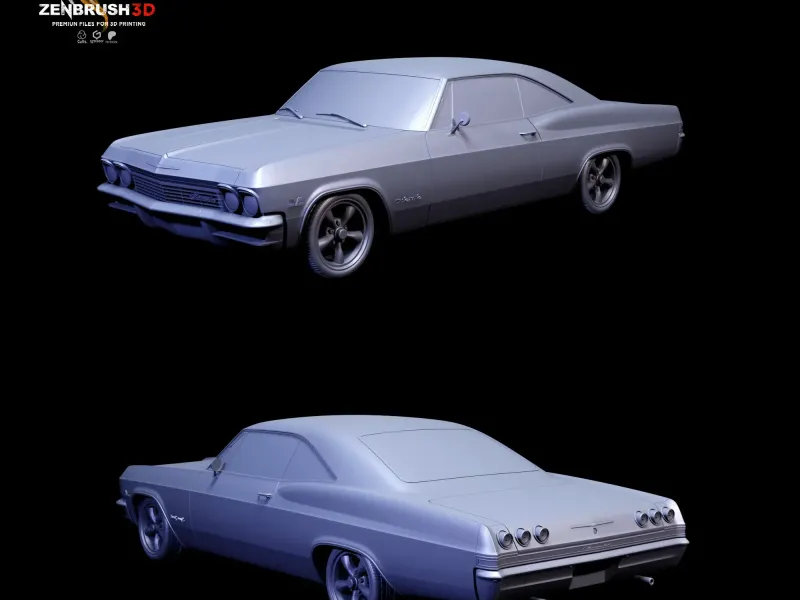 CHEVROLET IMPALA - STL - 3D ПЕЧАТЬ