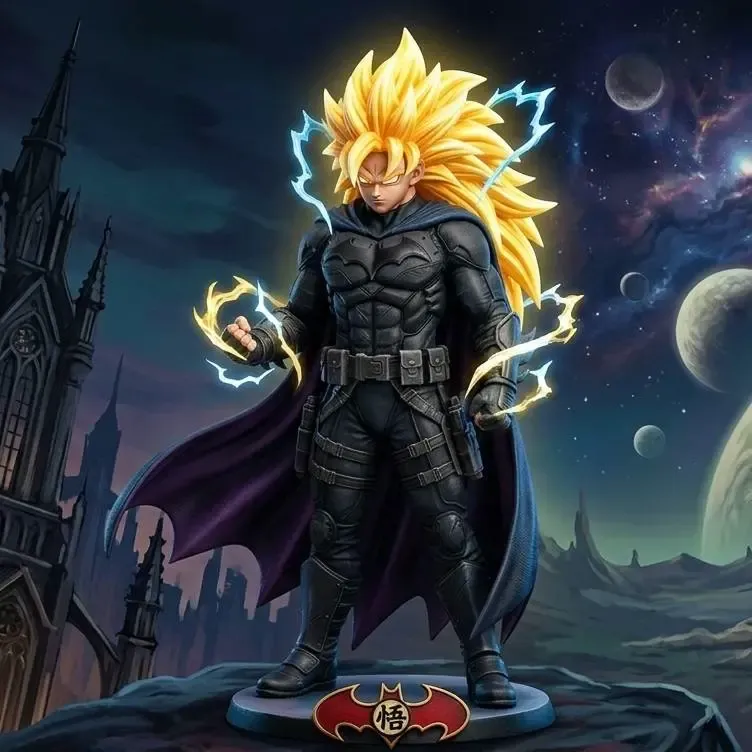 GOKU AS BATMAN