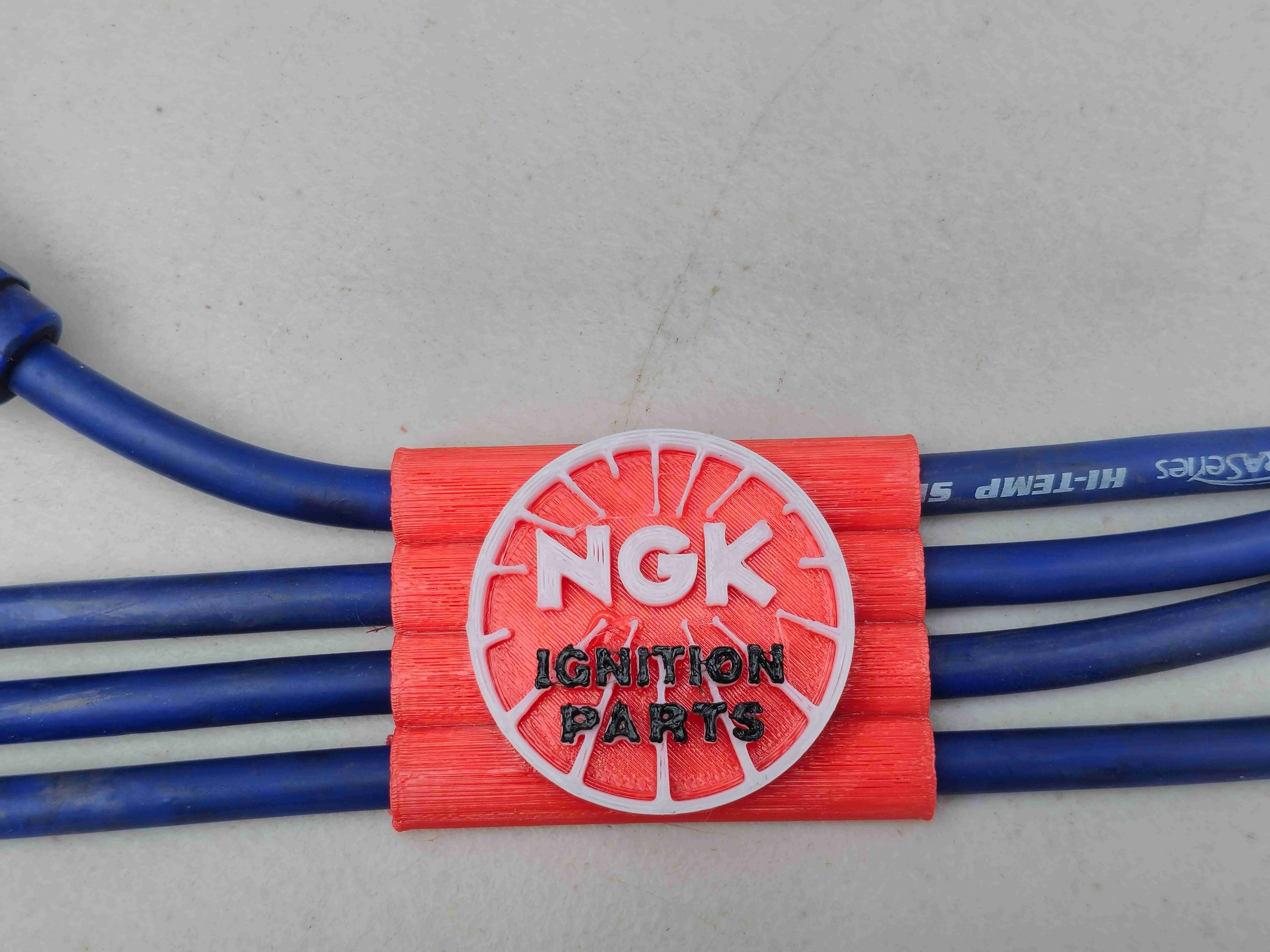 NGK Spark Plug Leads Organizer and separator" 8mm lead" 3D models
