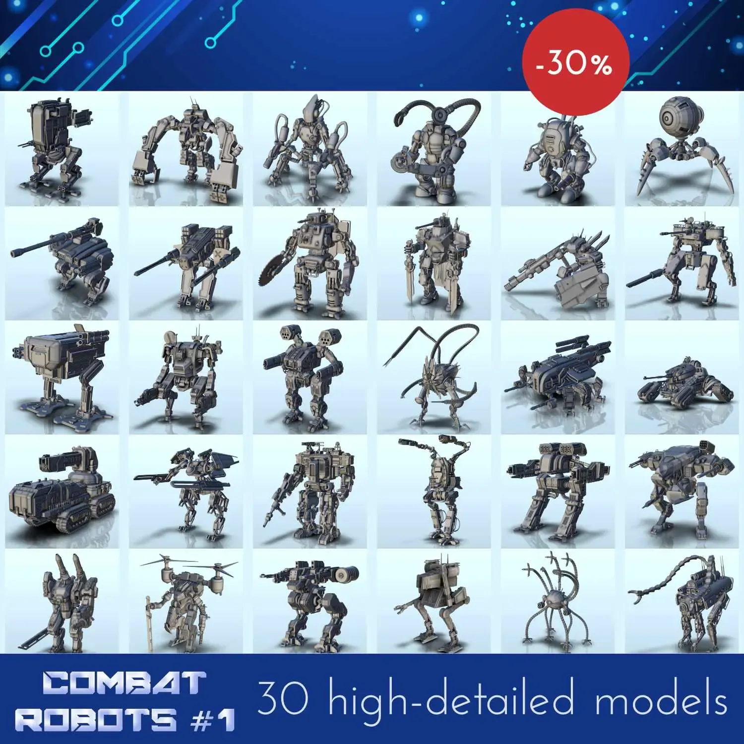 Combat robot pack No. 1