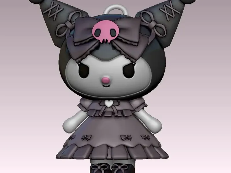 Kuromi em Vestido Gótico
