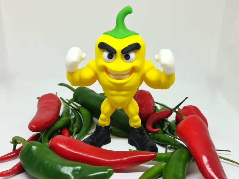 La Gang dei Peperoncini Arnold Chilinegger Lo Spicynator Multicolore