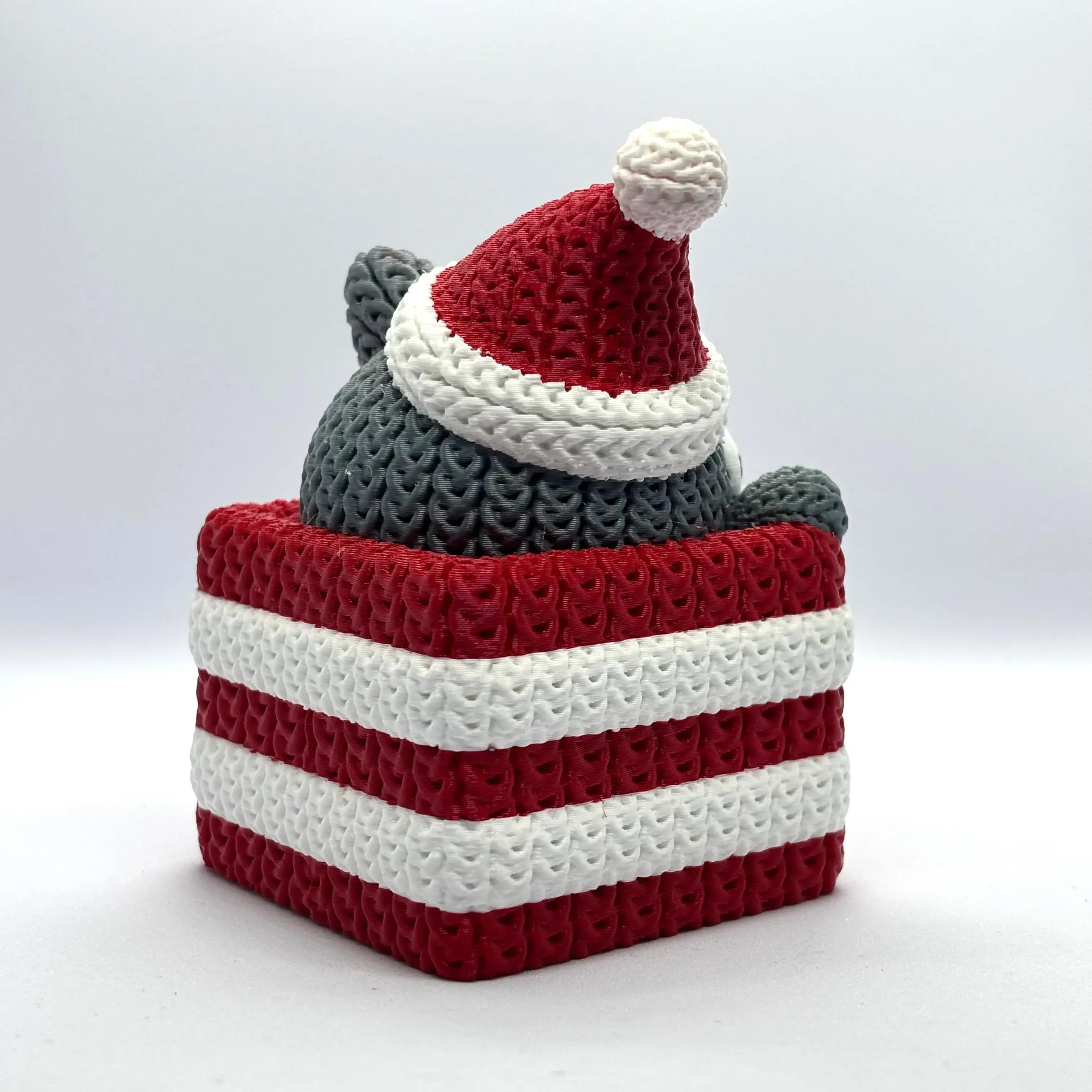 Knitted Cat Gift Box