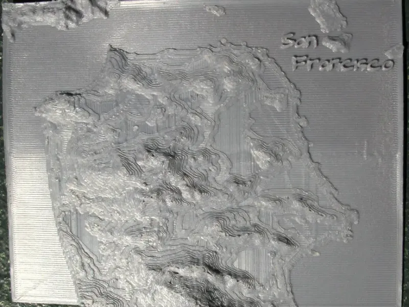 San Francisco Relief Map