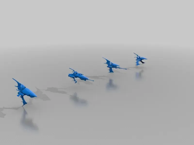 bfg - eldar escort ships