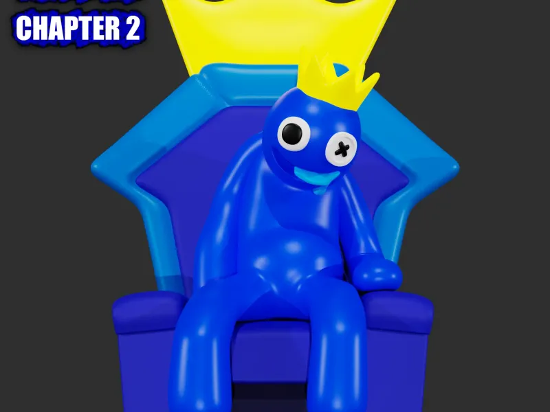 BLUE FROM RAINBOW FRIENDS CHAPTER 2 ODD WORLD | ROBLOX GAME