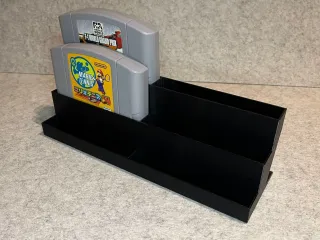 Display stand holder for Nintendo64 games