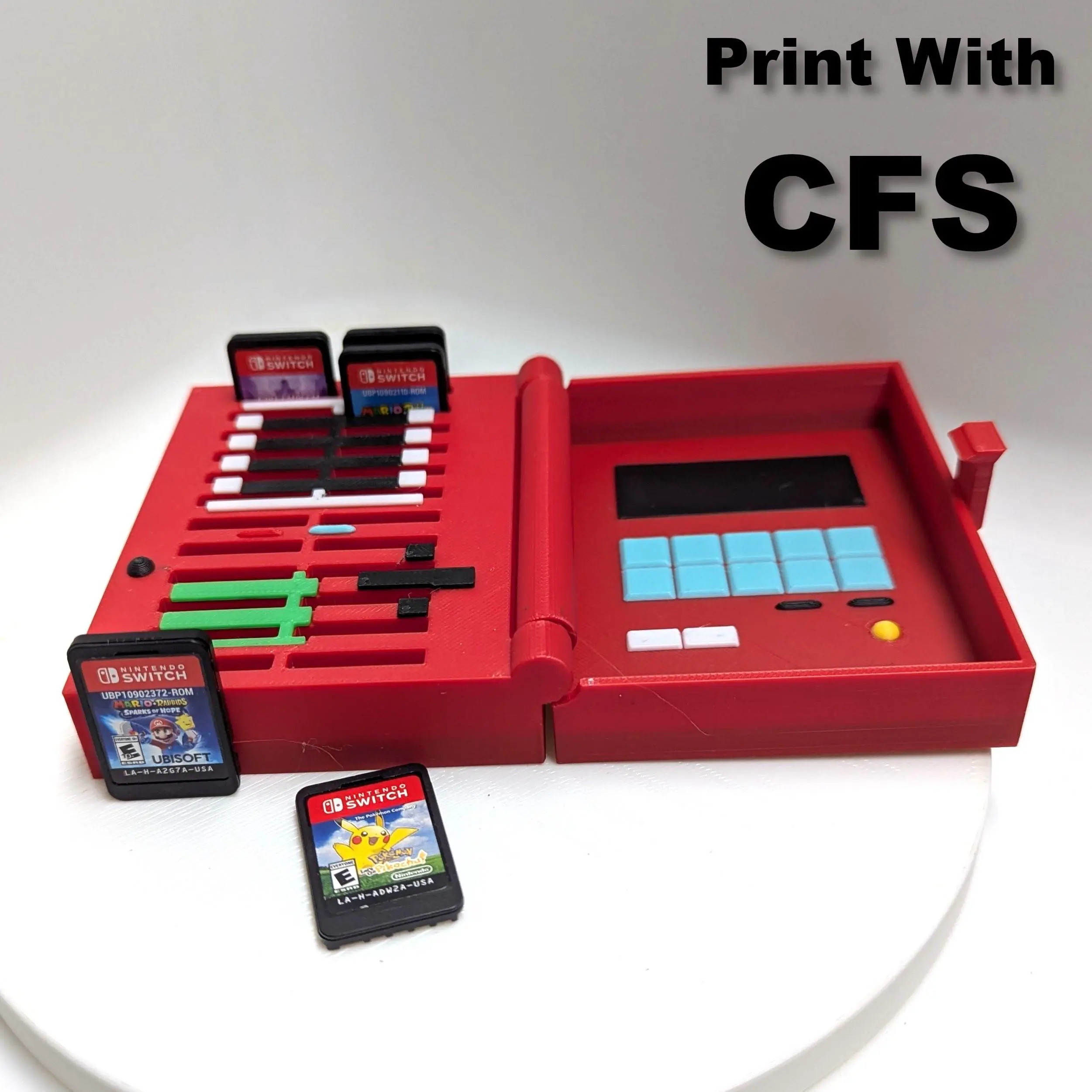 Pokedex Switch Game Cartridge Holder