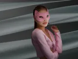 Cat Masquerade Mask-6
