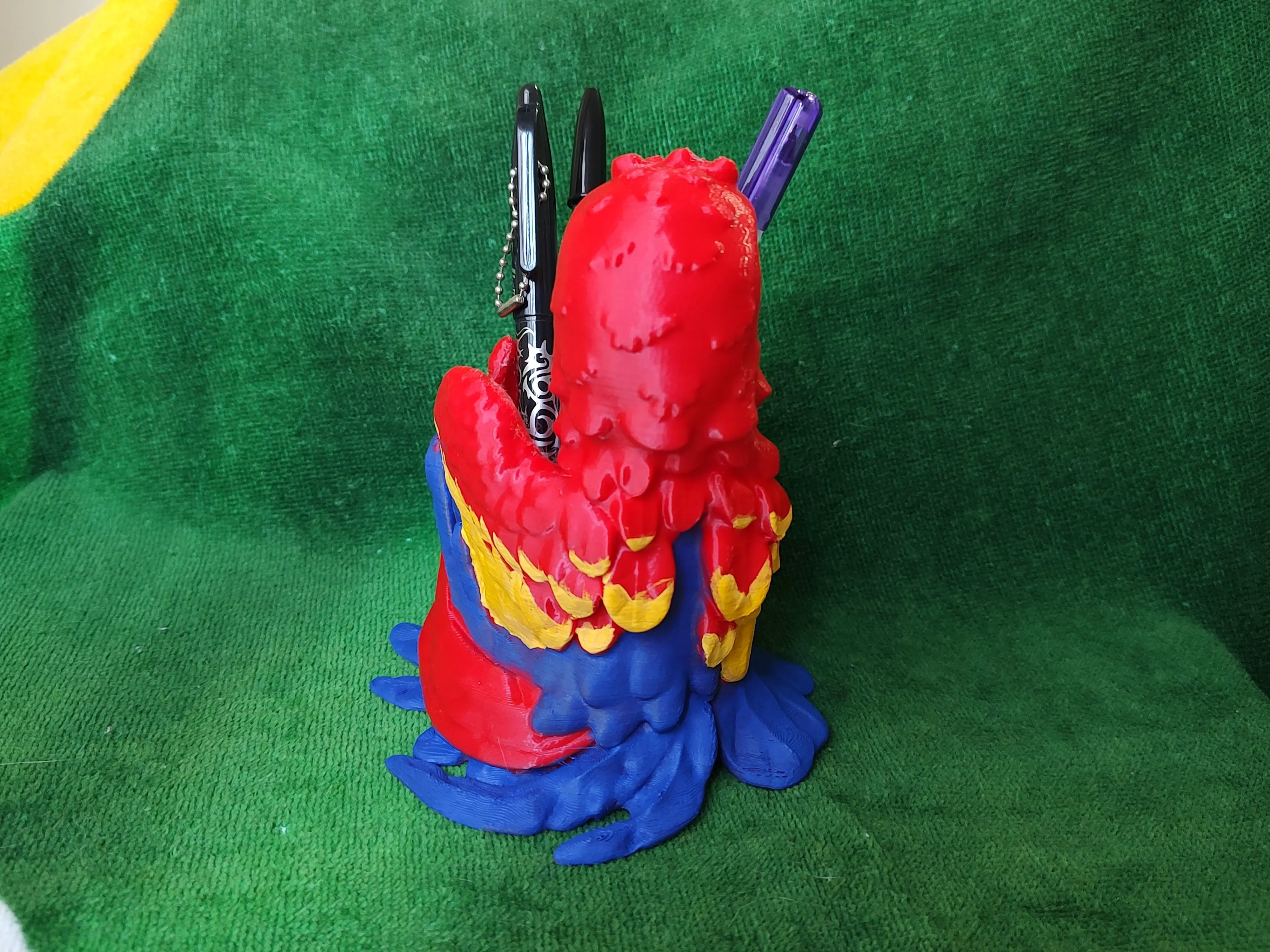 Macaw Pencil Holder