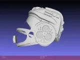 Alien Nostromo Emergency Helmet Printable Assembly-1