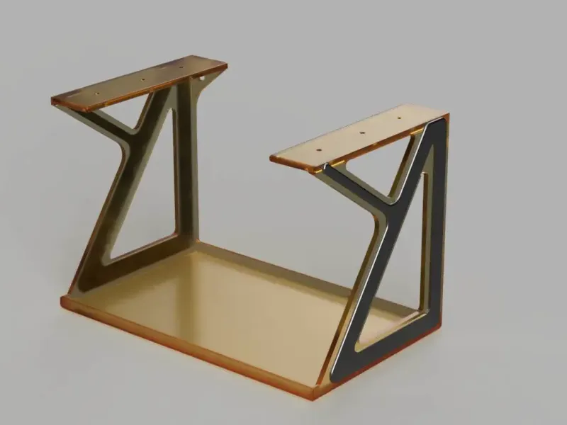 speaker stand under desk