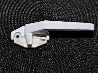 Cantilever window lock pad