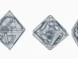 SLIGHTLY RIGGED D&D DICE SET-1
