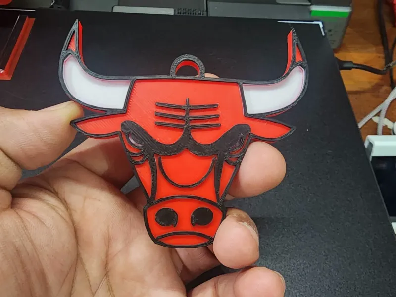 Chicago Bulls Sleutelhanger / Wandkunst