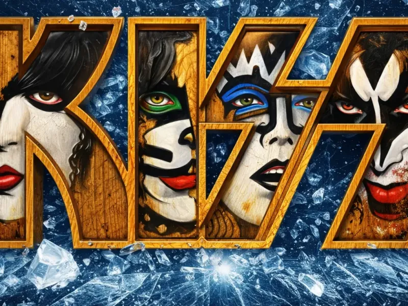 KISS American Rock band (3mf colored)