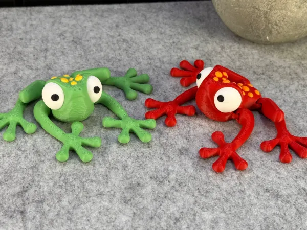 Articulated Cute Frog