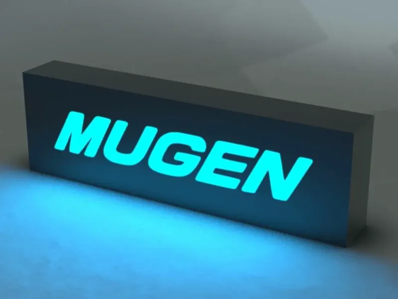 MUGEN Logo Lamp Grafische Verlichter