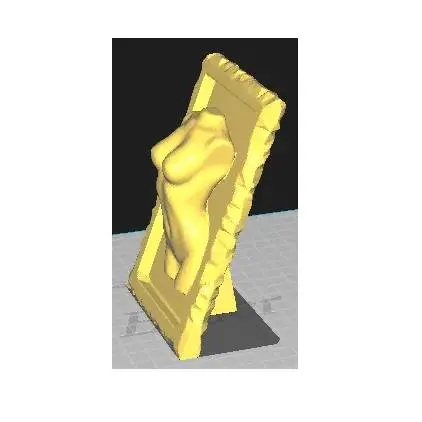 3D Printer Files | 3MF File | Female body in frame with stand ...