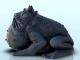 Giant frog (+ pre-supported version) (8) - miniatures warham-3