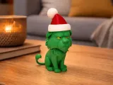 GRUMPY CHRISTMAS LION-1