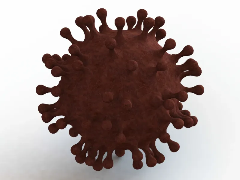 Palla antistress a forma di virus da 5 pollici