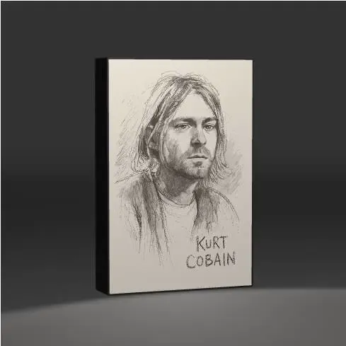 Kurt Cobain Lamp – Nirvana Rock Legend Night Light