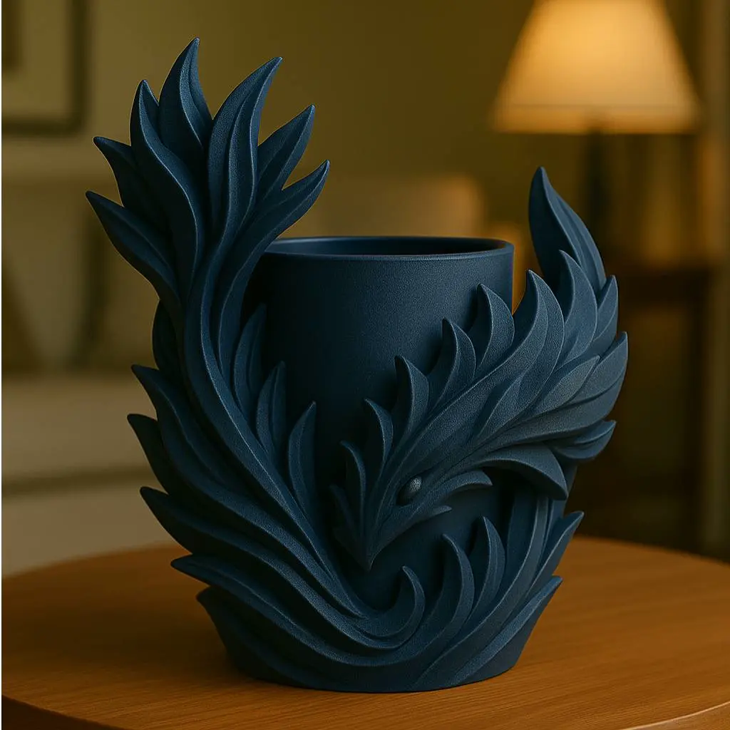 3D Printer Files | 3MF File | Printable Artistic Pot for Home Decor