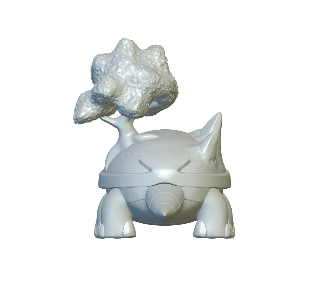Pokemon Torterra #389 - ¡Listo para imprimir en 3D!