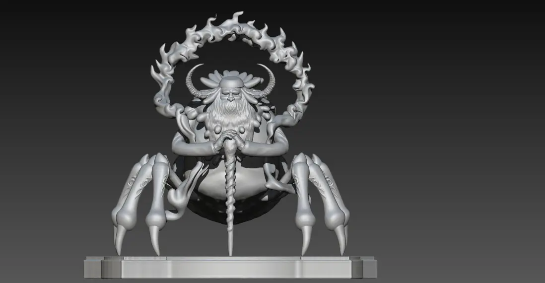 SAIN SATURN - FIVE ELDERS - ONE PIECE - 3D PRINT
