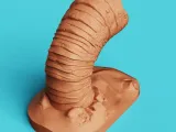 Dune Sandworm Headphone Stand | Sci-Fi Desk Decor-3