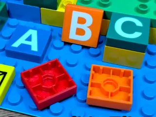 Duplo Tiles - ABC Letters & Make own Tiles