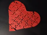 Corazón Rompecabezas 3D-4