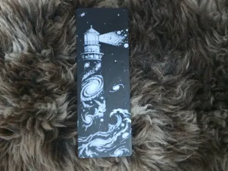 Cosmic Lighthouse Guiding Light Bookmark