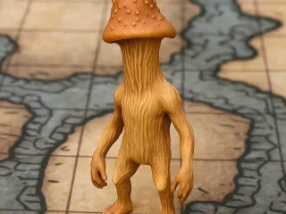 Mushroom Wanderer D&D tabletop miniature