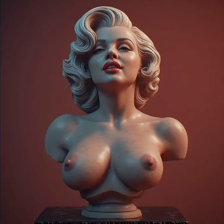 MARILYN TOPLESS BUST