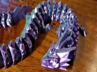 Crystal night dragon