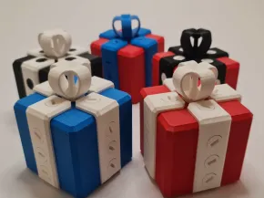 Gift Box Locked with 16 Screws