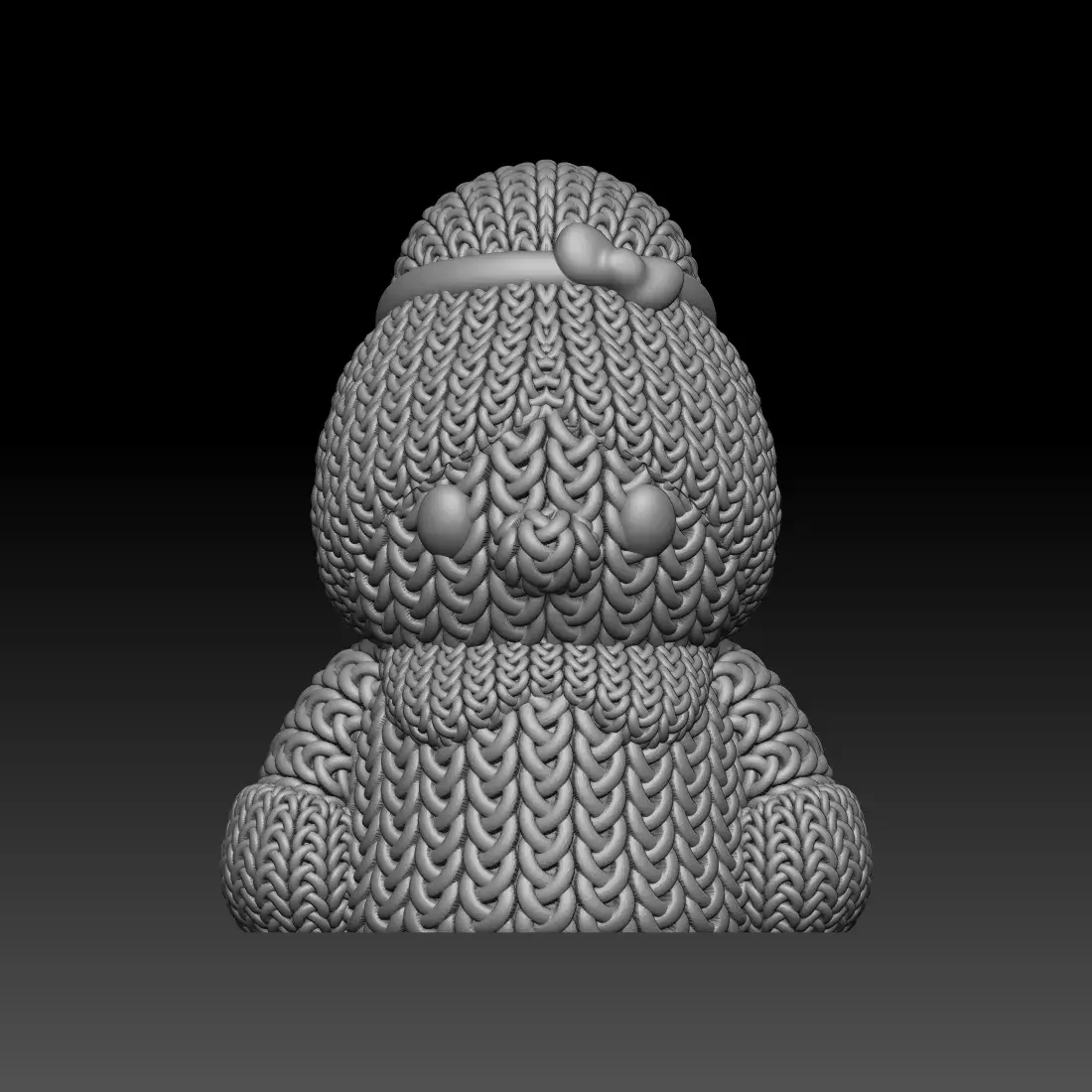 Knitted Mrs Santa