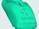 KEEP CALM & MODEL IT MOUSE COVER-0