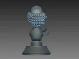 Dustin With his Pet - Bust Stranger things 3D print model-4
