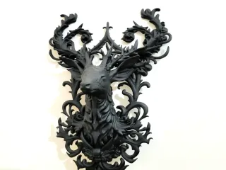 Gothic Deer Wall Hang