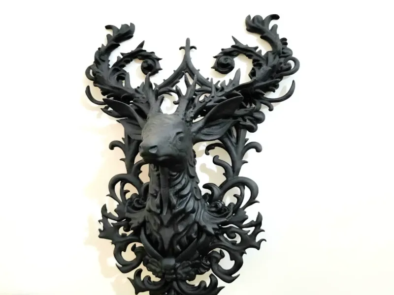 Gothic Deer Wall Hang