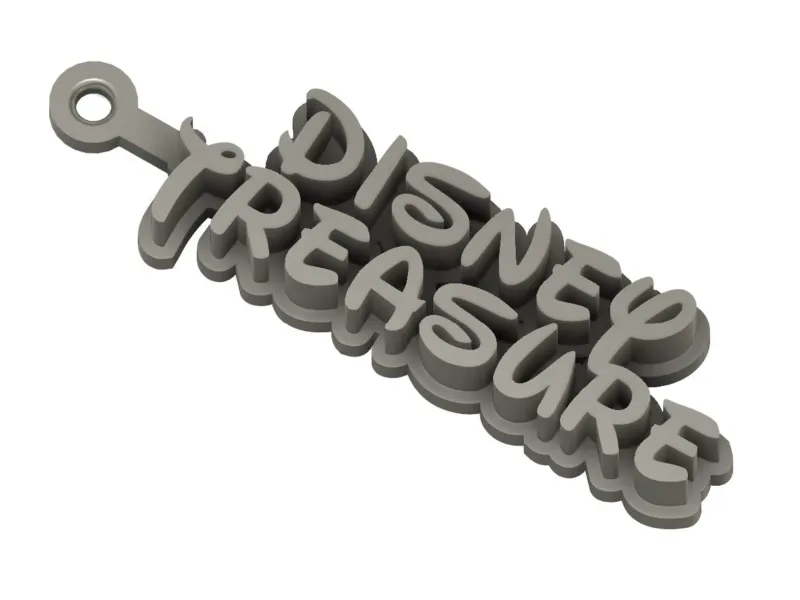 Disney Treasure Keychain / Keyring