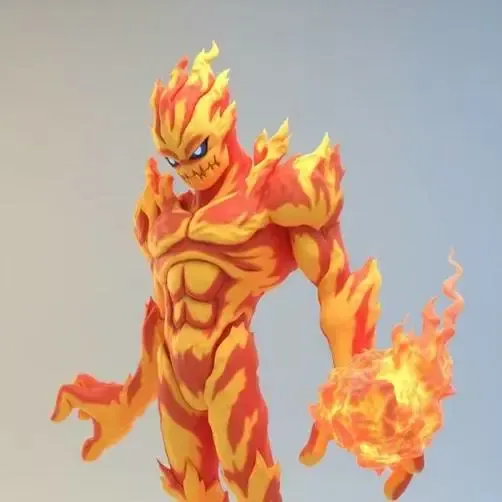 Meramon Digimon Creature Model