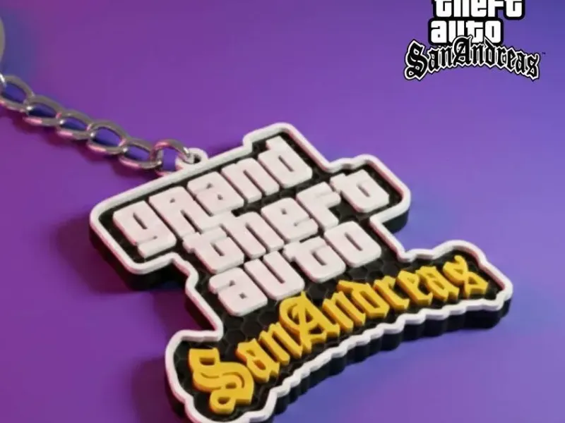 GTA San Andreas keychain