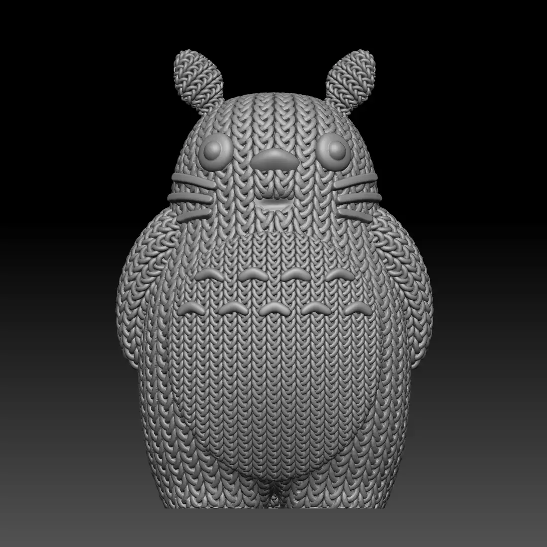 Knitted Totoro