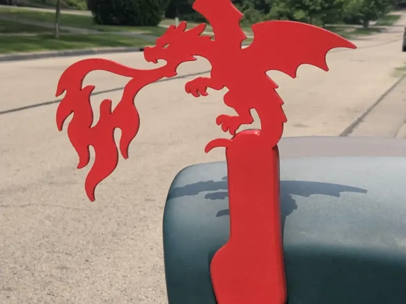 Free Step 2 Dragon Mailbox Flag